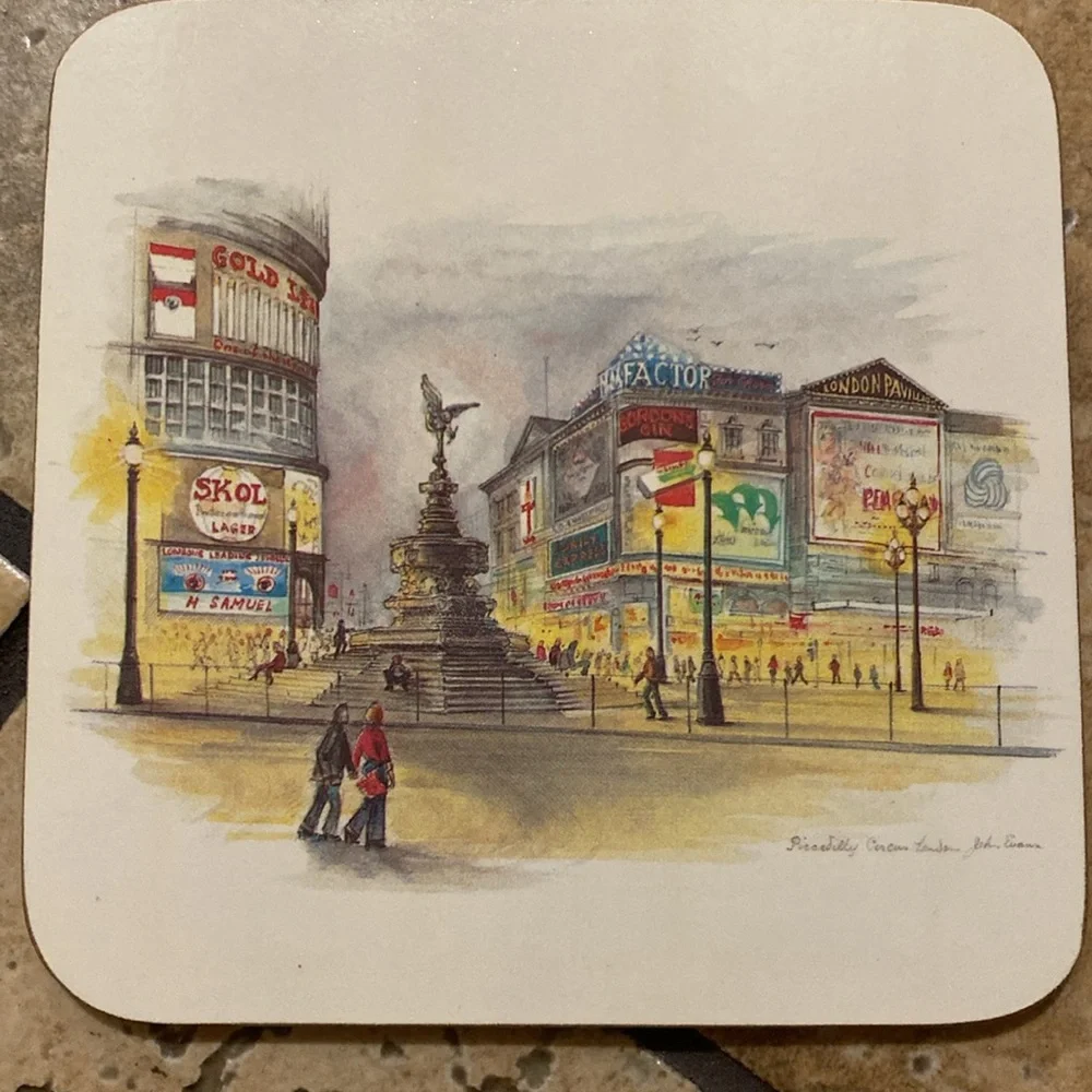Vintage Clover Leaf London Coaster Set - Picture 7 of 10